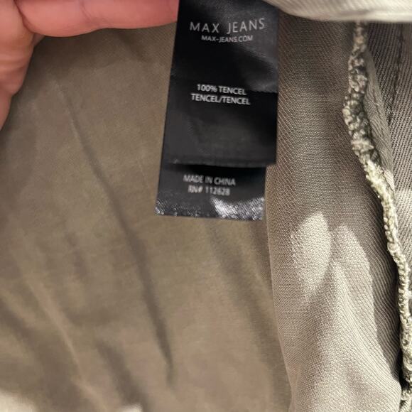 Max Jeans Women's Green Waterfall Jacket Size Medium - Picture 6 of 7